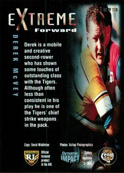 1995 Dynamic ARL Series 3 #052 Derek McVey Back